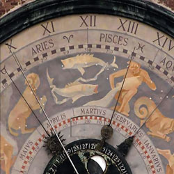 relógio astrológico