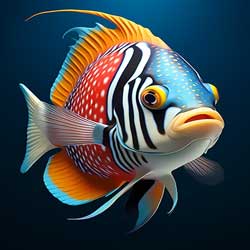 Peixe colorido