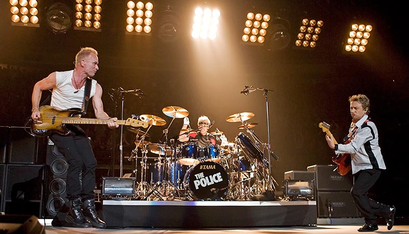 The Police on stage